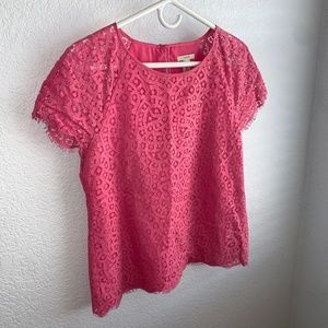 JCrew lace Shirt